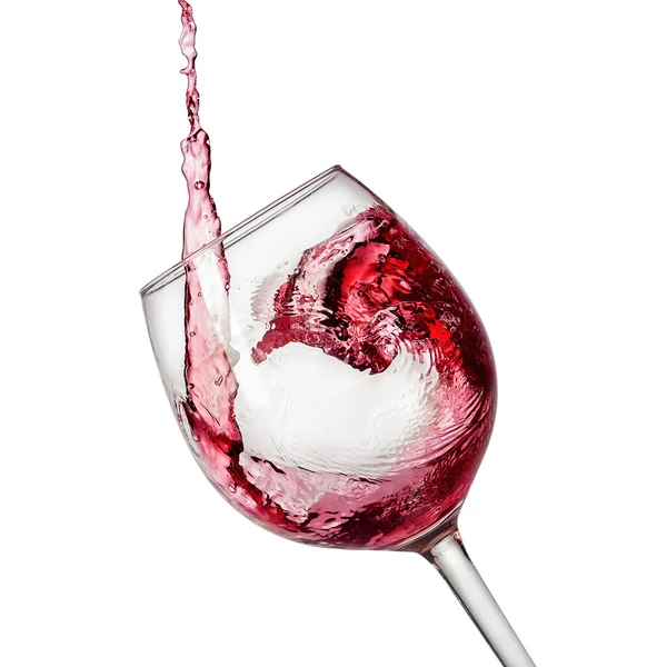 Vektör maskesi ile kırmızı şarap