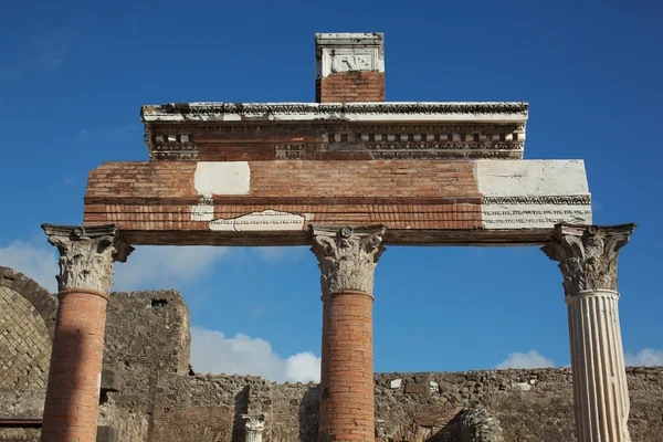 Antigas ruínas de Pompeia — Fotografia de Stock