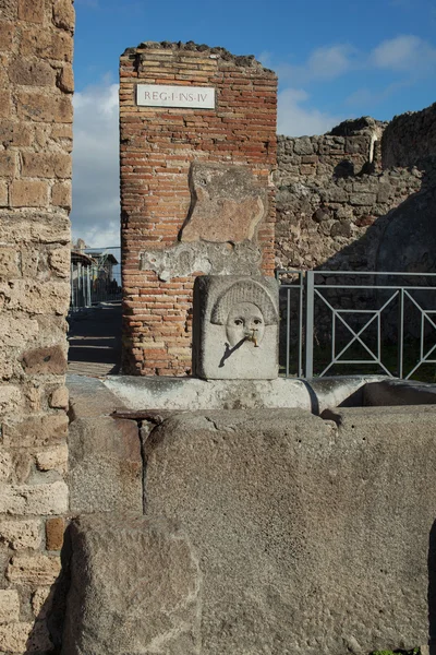 Antigas ruínas de Pompeia — Fotografia de Stock