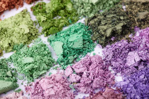 Crashed eyeshadows set — Stock Photo, Image