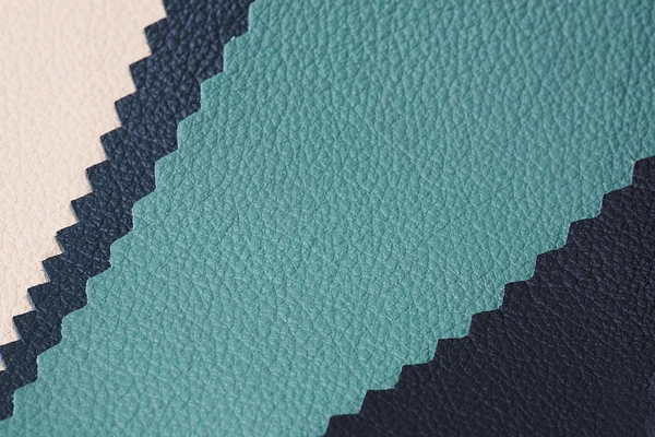 Çeşitli renklerde deri örnekleri