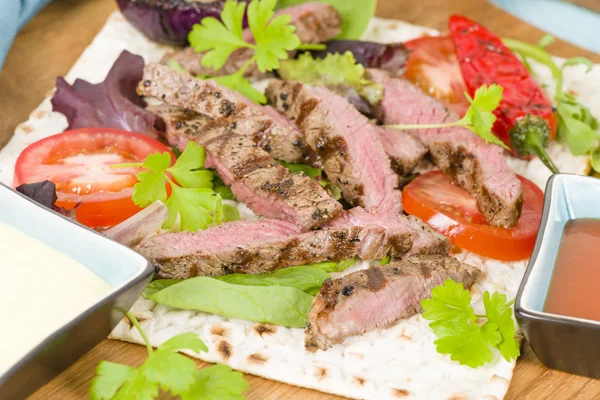 Wraps vom Grill — Stockfoto