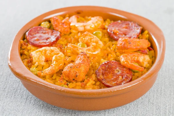 Paella mixta — Foto de Stock