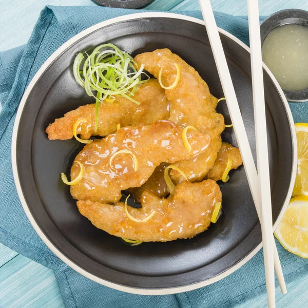 Chinese Lemon Chicken — Stock Photo, Image