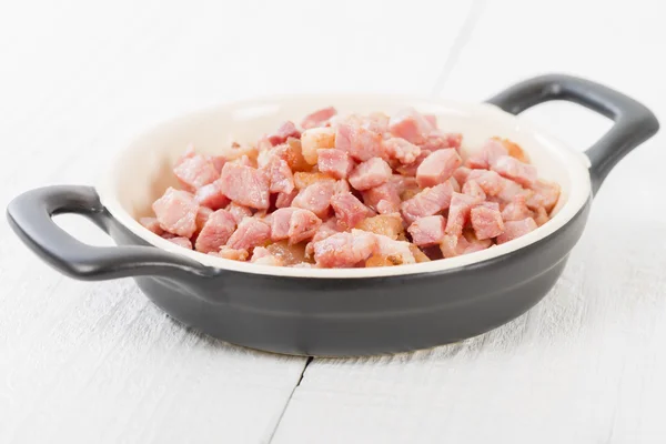 Lardons de bacon — Fotografia de Stock