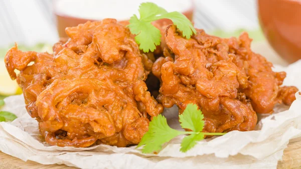 Onion Bhajis — Stockfoto