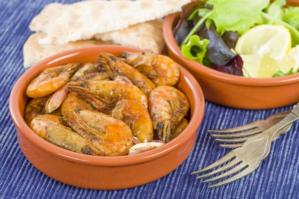 Gambas pil pil — Stockfoto