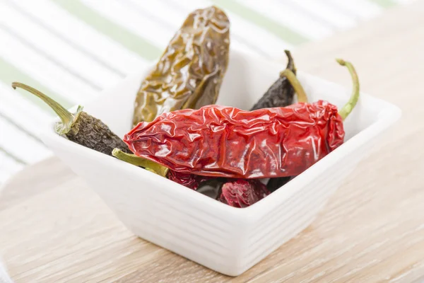 Chillies uscate — Fotografie, imagine de stoc