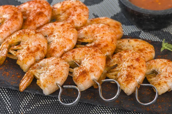 Satay Prawn Paprika — Stok Foto