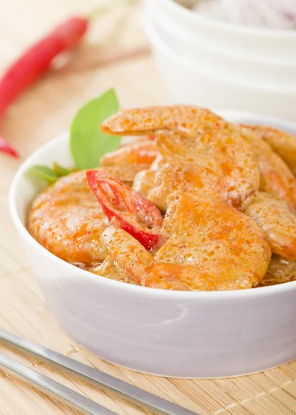 Curry de crevette thaïlandaise — Photo