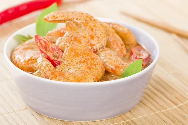 Curry de crevette thaïlandaise — Photo