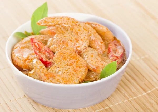 泰国虾咖喱饭 — 图库照片