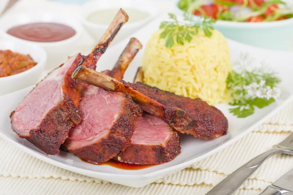 Tandoori Lamb Cutlets — Stock Photo, Image