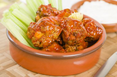 baharatlı tavuk kanadı