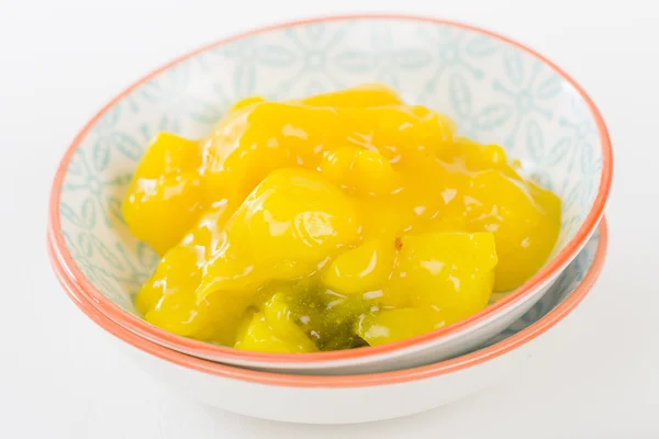 Eine Schüssel Piccalilli — Stockfoto