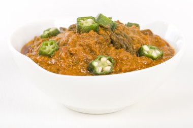 Bhindi Masala Hint köri