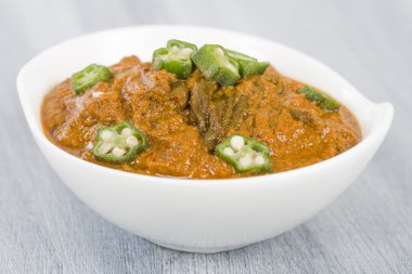 Bhindi Masala Hint köri