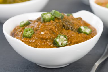 Bhindi Masala Hint köri