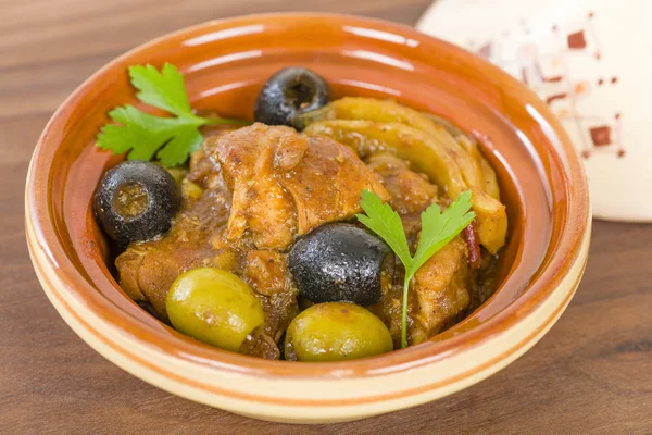 Tagine de pollo marroquí — Foto de Stock