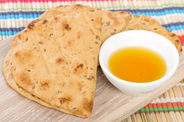 Közel-keleti Flatbread — Stock Fotó