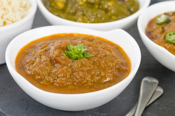 Baigan Bharta, Curry indio — Foto de Stock