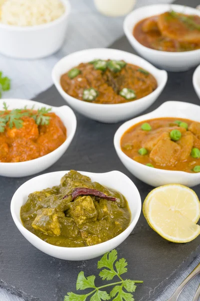 Vegetarische Curry Buffet selectie — Stockfoto