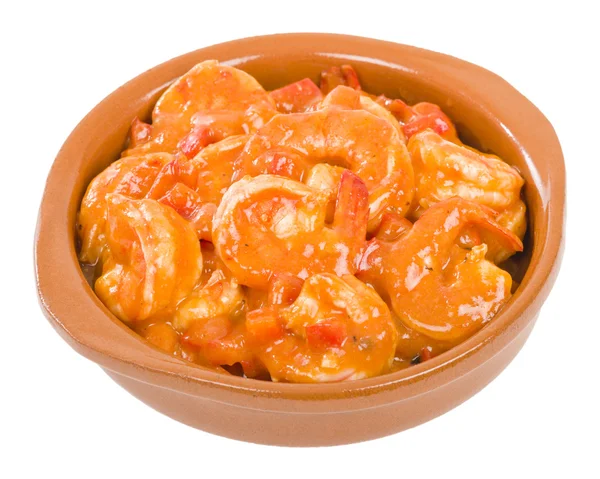 Camarones Enchilados - Spicy Prawns — Stock Photo, Image