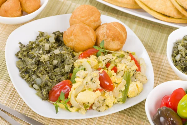 Ackee e Saltfish — Fotografia de Stock