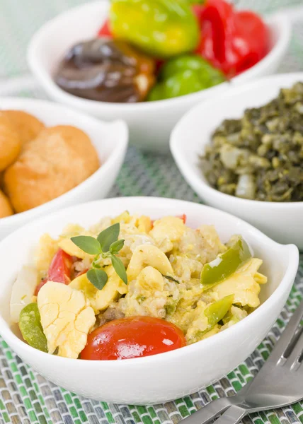 Ackee 및 Saltfish — 스톡 사진