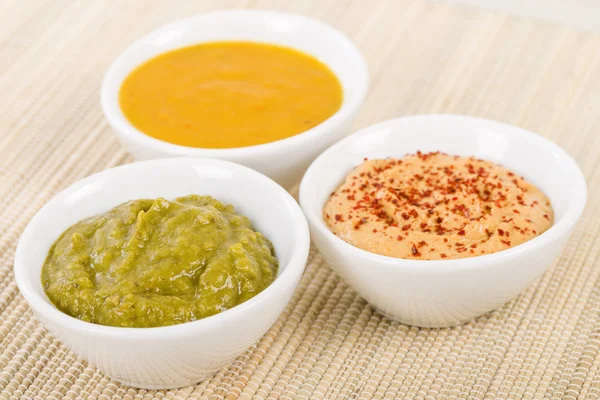 Dipping Sauce Selection — Stock Photo, Image