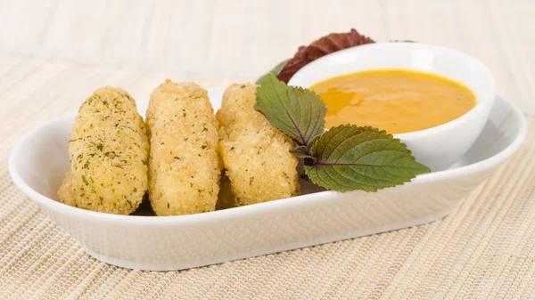 Deep Fried Breaded Brânză — Fotografie, imagine de stoc