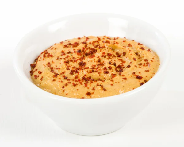 Hummus de pimenta assada — Fotografia de Stock