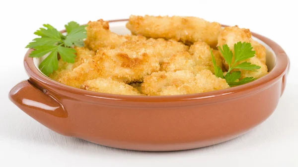 Goujons de pollo frito profundo —  Fotos de Stock