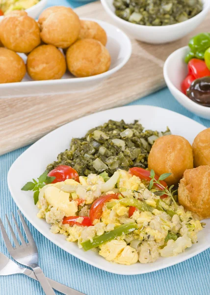 Ackee and Saltfish Royalty Free Stock Photos