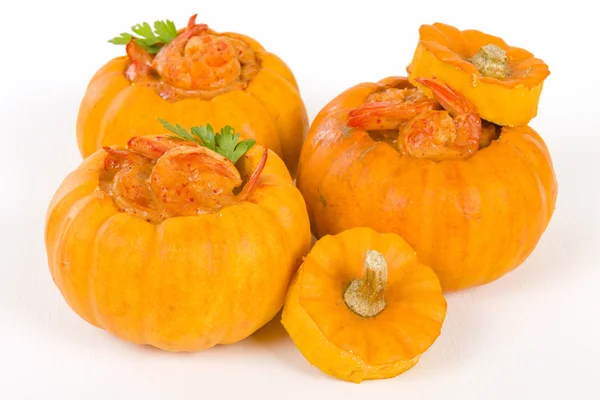 Prawns in Pumpkin (Camarao na Moranga) — Stock Image Prawns in Pumpkin (Camarao na Moranga) Stock Picture
