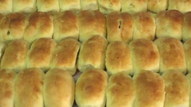 Güzel kokulu lezzetli pasta ve hamur işleri, renkli Video