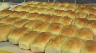 Güzel kokulu lezzetli pasta ve hamur işleri, renkli Video