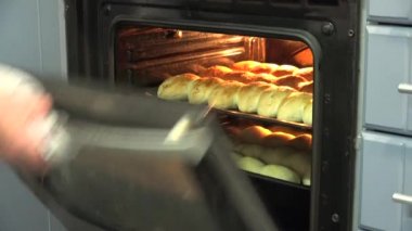 Güzel kokulu lezzetli pasta ve hamur işleri, renkli Video