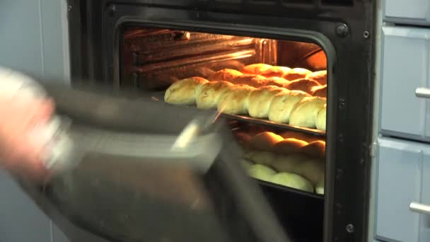 향기로운 맛 있는 파이 패스트리, 화려한 영상 — 비디오