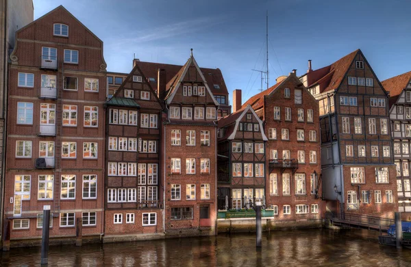 Piękne Hamburg Speicherstadt Niemcy — Zdjęcie stockowe