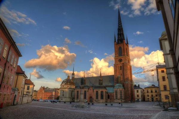 Piękny kościół w Sztokholmie Szwecja — Zdjęcie stockowe