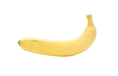 Beyaz arkaplanda izole edilmiş muz
