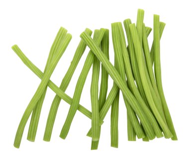 Beyaz bir arka plan üzerinde izole moringa