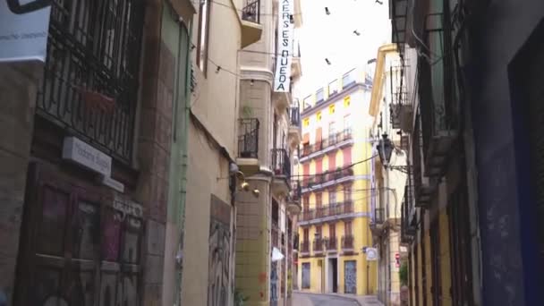Barcelona, Espanha - Jan 2020 Ruas desertas em Barcelona por causa de Covid-19 — Vídeo de Stock