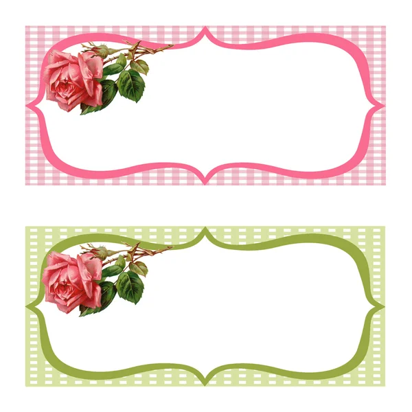 Vintage Floral Banner set — Stock Photo, Image