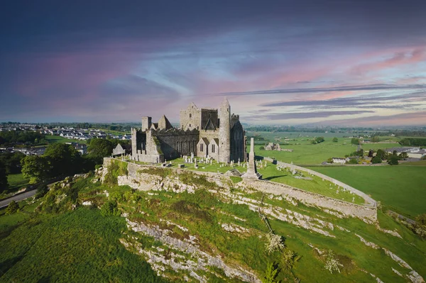 Aerial View Rock Cashel Also Known Cashel Kings Patrick Rock — Stock Photo, Image