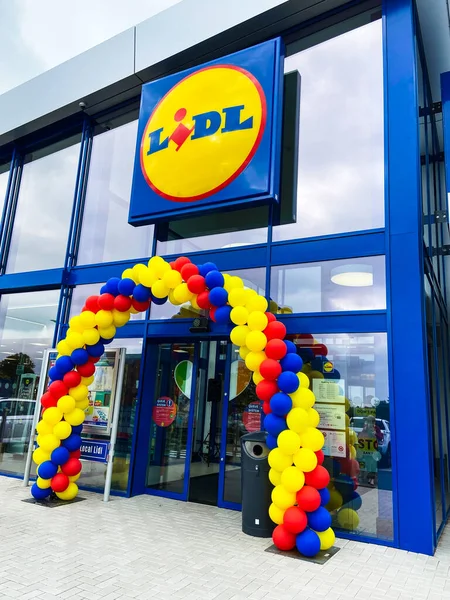 Septiembre 2021 Cork Irlanda Renovado Supermercado Lidl Ballyvolane Reabrió Después — Foto de Stock