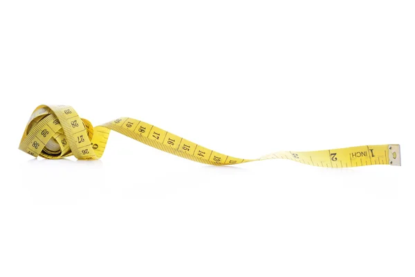 Measuring tape isolated on a white — Stock Photo, Image