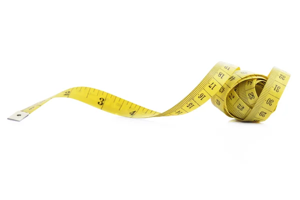 Measuring tape isolated on a white — Stock Photo, Image