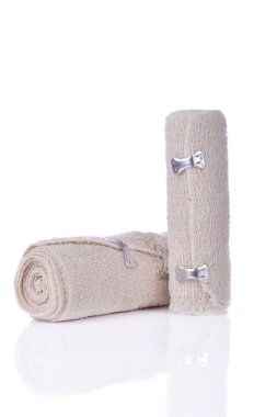 tıbbi sargı roll üzerine beyaz